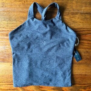 Interval‎ Medium Flair Twist Back High Neck Tank NWT